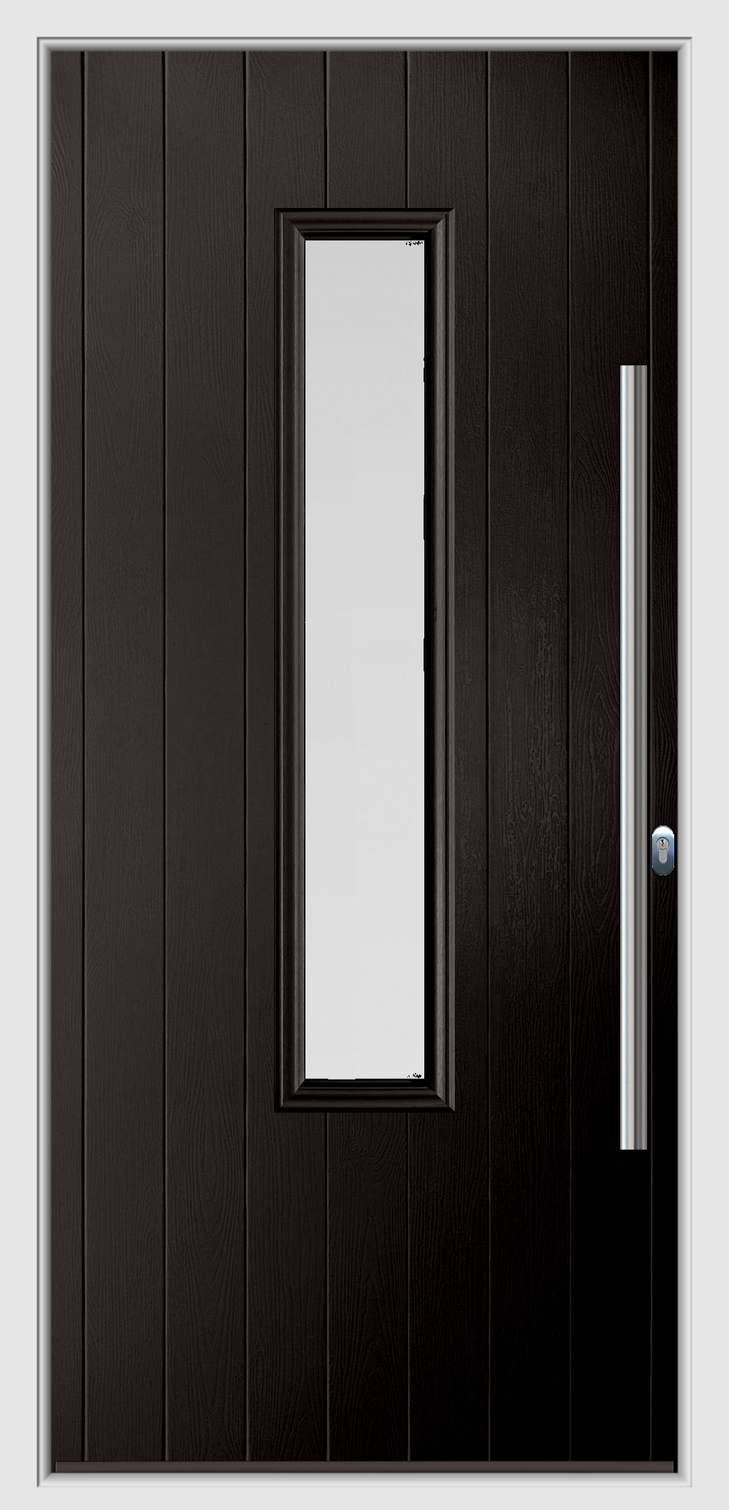 Black composite door from Caddy Windows
