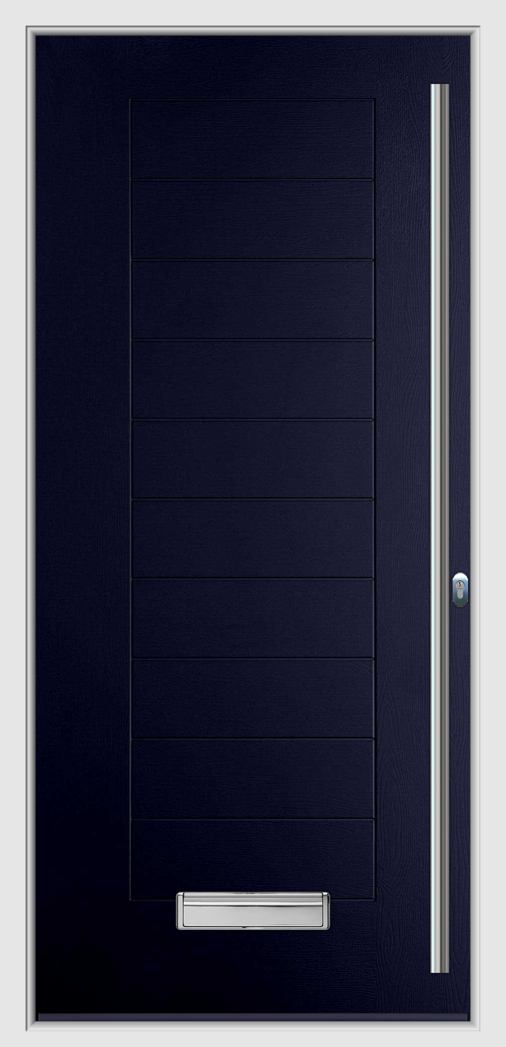 Blue front door in Bristol from Caddy Windows
